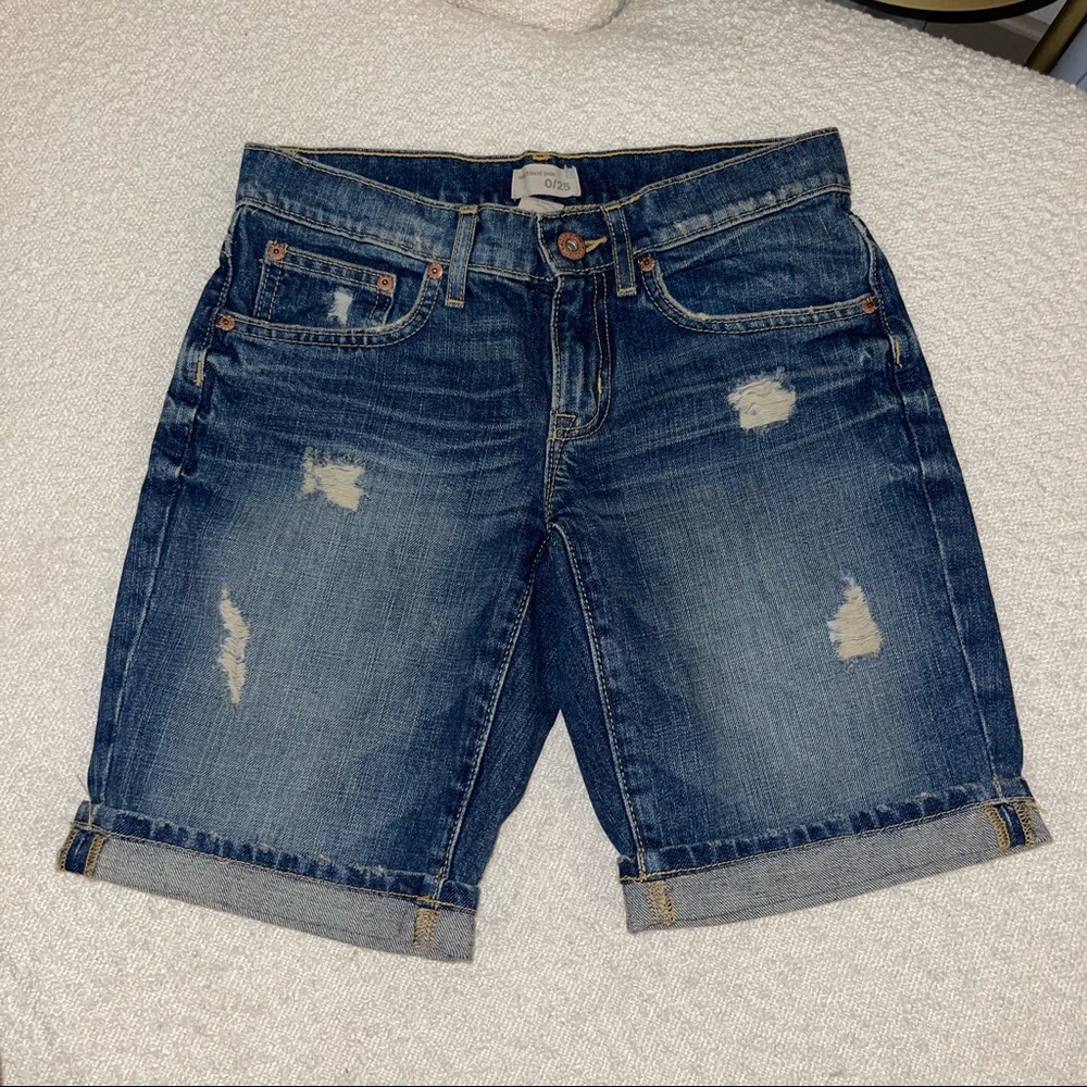 GAP denim boyfriend shorts 0/25